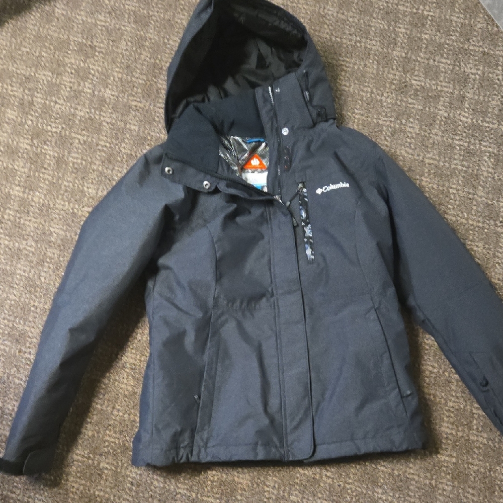 Columbia Women's Medium Omni-heat Omni-tech Waterproof Jacket